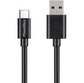 Miniatyrbild 2 av 3: USB-C-kabel - Phonillico - 2-pack - 1 Meter - Kompatibel med Nintendo - Vit färg