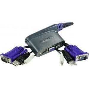 ATEN CS62U KVM USB+AUDIO 2 PORTAR