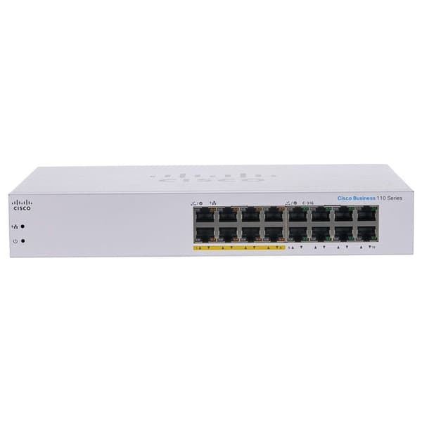 CISCO CBS110 Unmanaged 16-ports GE CBS110 Unmanaged 16-ports GE Grå