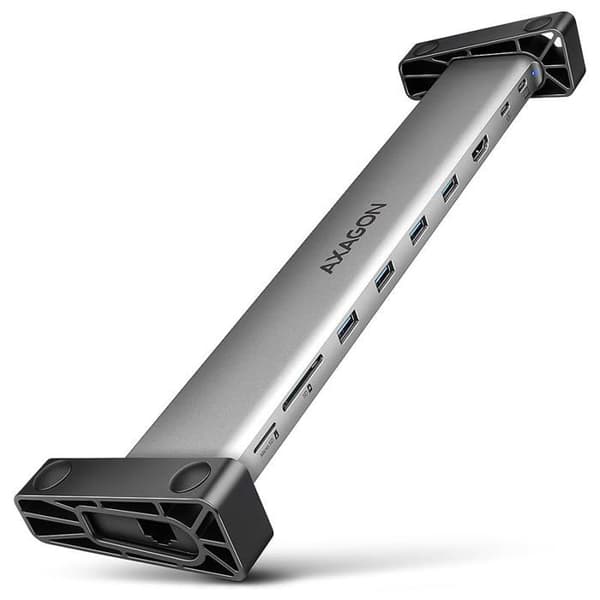 Multiport Hub - AXAGON - HMC-10HLS - 4x USB-A, 2x USB-C, HDMI 4K/60Hz, RJ-45, SD/microSD, PD 100W