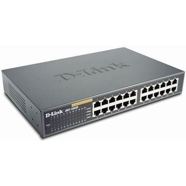 D - DES-1024D 24-portars länkswitch