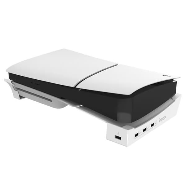 USB-hub för PlayStation 5 Slim / 5 Pro med horisontell ställning Ipega Vit