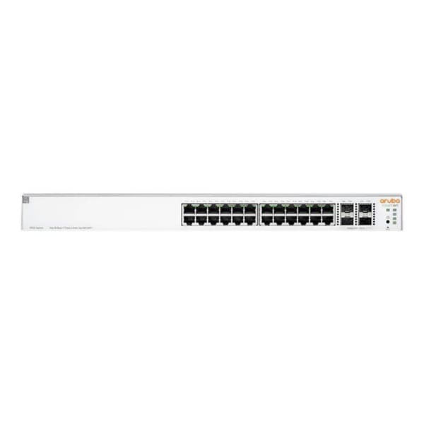 Switch - HPE - Aruba Instant On 1930 - 28 portar - PoE 370W - Rackmonterbar Vit