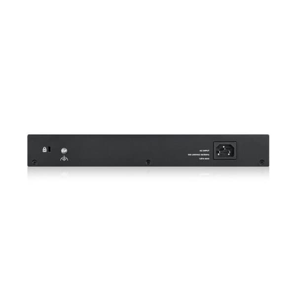 Zyxel GS1900-24EP - Switch - Smart - 24 x 10/100/1000 (12 PoE) - Rackmonterbar, väggfäste - PoE (130 W) Svart
