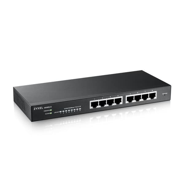 Switch - Zyxel - GS1915-8 - 8 Ethernetportar - Hanterad - Svart Svart