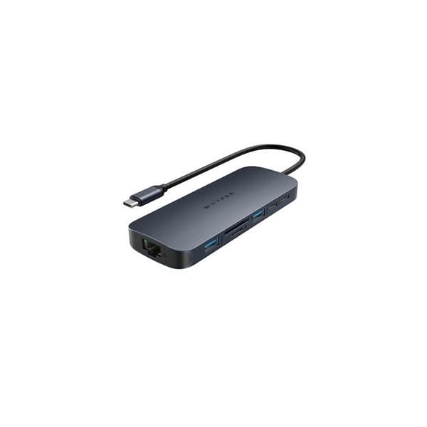 USB-C-adapter - ECOSMART - Hyper HUB 11 i 1 - 140W PD 3.1 - 2 monitorer 4K - Gigabit Ethernet