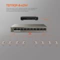 Miniatyrbild 3 av 4: TENDA Desktop Switch 9 Ports 10/100M Base, TX RJ45, 8 Port Poe Switch, 6KV Counter-Lightning, Plug&amp;Play, TEF1109P-8-63W