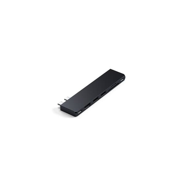 USB-C Hub - Satechi - Pro Slim - 6 portar - HDMI 4K - Modern aluminiumdesign