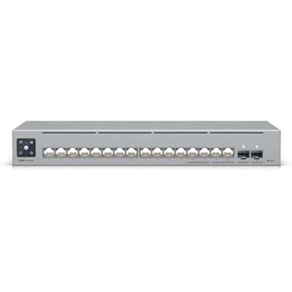 Managed switch - UBIQUITI NETWORKS - USW-PRO-MAX-16 - 16 portar - 2x 10G SFP - PoE Grå