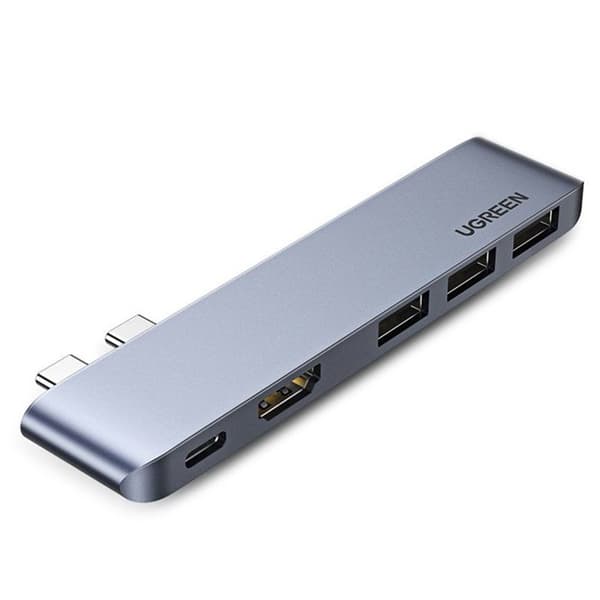 UGREEN 5 i 2 USB C Hub till 4K HDMI 100W PD-laddningsadapter och 3 USB 3.0-portar