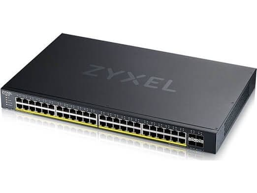 Zyxel XGS1935-52HP, hanterad, L2/L3, Gigabit Ethernet (10/100/1000), Strömförsörjning via Ethernet (PoE) stöd, Rackmontering