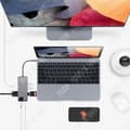 Miniatyrbild 3 av 4: TD® Hub Multifunktionellt USB-gränssnitt Elektronisk omvandlare HDMI-adapter Ethernet-enheter Kabel Strömladdning