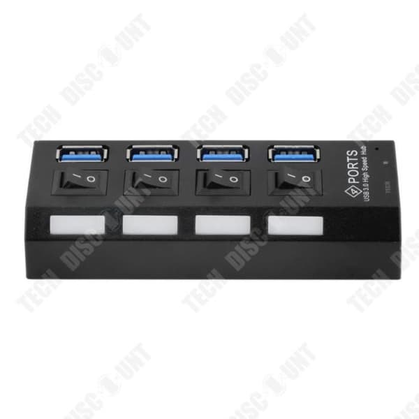 TD®-driven USB-hubbkabel 4-portars navadapterswitch Strömladdning Bekväm sparande strömanslutning