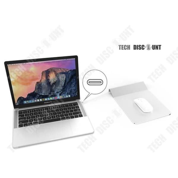 TD® multifunktionell bärbar musmatta i metall