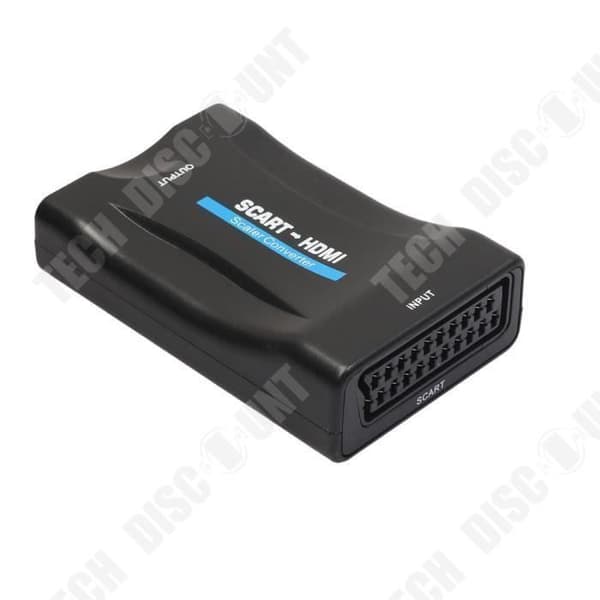 TD® Scart till HDMI-omvandlare utmärkt kvalitet 1080p multimediainnehåll delar stora skärmar foton videor datorer
