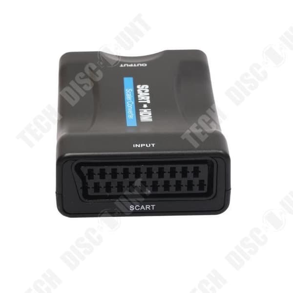 TD® Scart till HDMI-omvandlare utmärkt kvalitet 1080p multimediainnehåll delar stora skärmar foton videor datorer
