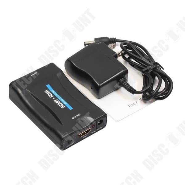 TD® Scart till HDMI-omvandlare utmärkt kvalitet 1080p multimediainnehåll delar stora skärmar foton videor datorer