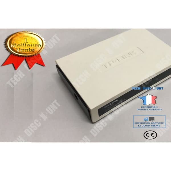 TD® 5-portars 100M nätverksswitchpaket, splitter, splitter, plug and play