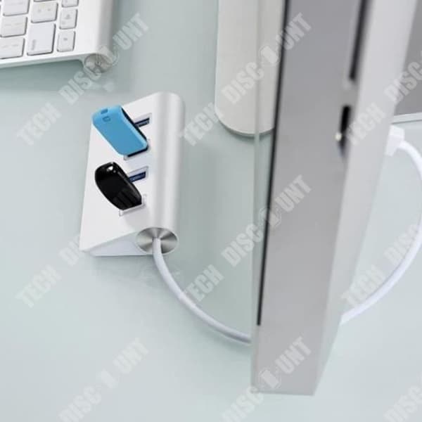 TD® USB 3.0 Hub för Apple MacBook Air Pro iMac 4 Port Hi-Speed USB Adapter MacBook Connect Pendrive Port