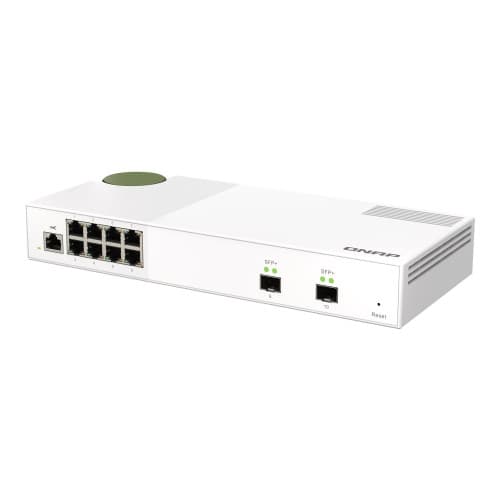 QNAP QSW-M2108-2S - switch - 10 portar - Administrerad