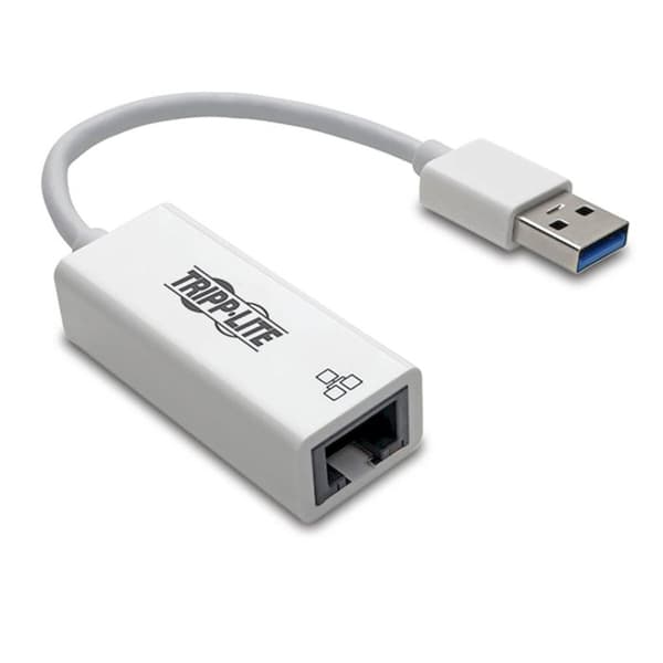 Nätverksadapter - TRIPP LITE - U336-000-GBW - 10/100/1000 Mbps - Vit - Gigabit Ethernet
