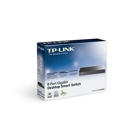 TP-LINK 8-portars Gigabit Smart Managed Switch -SG2008