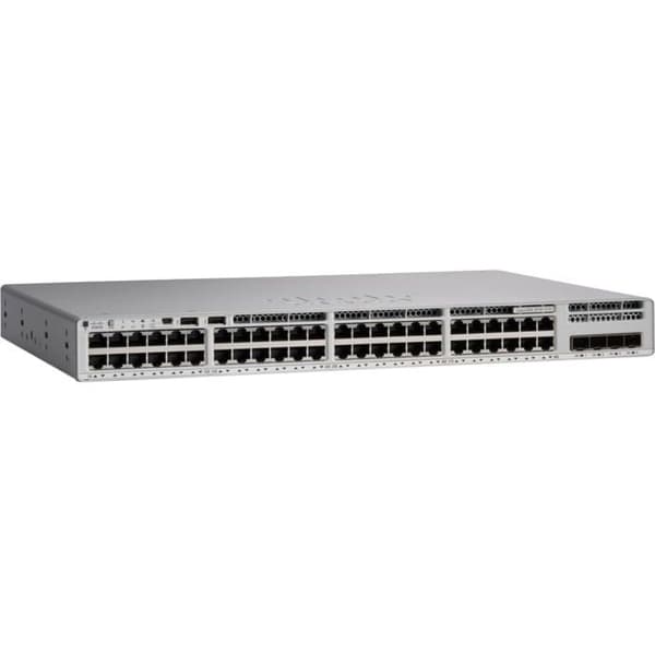 Switch - CISCO - CATALYST 9200L - 48 portar - POE+ - 4 x 1G