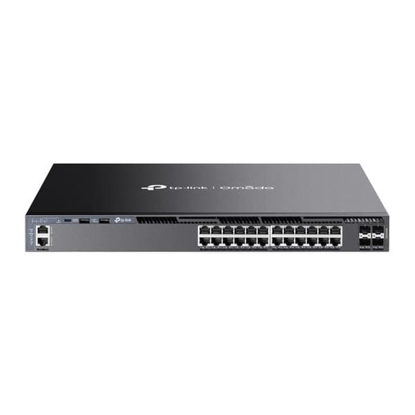 Hantera switch - TP-LINK - Omada SG6428X V1 - 24 Gigabit-portar - 4 SFP+ 10GE platser - L3