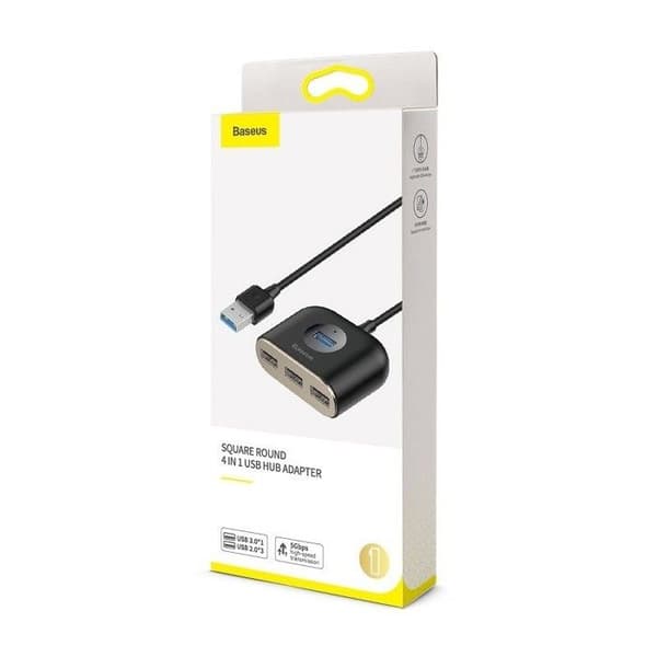 HUB USB - Baseus - Superhög hastighet HUB - 4 portar - Micro USB - 5 Gbps