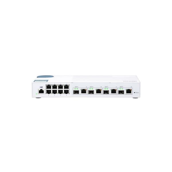 Switch - QNAP - QSW-M408-4C - Hanterad - 8 x 10/100/1000 - 4 x 10G SFP+