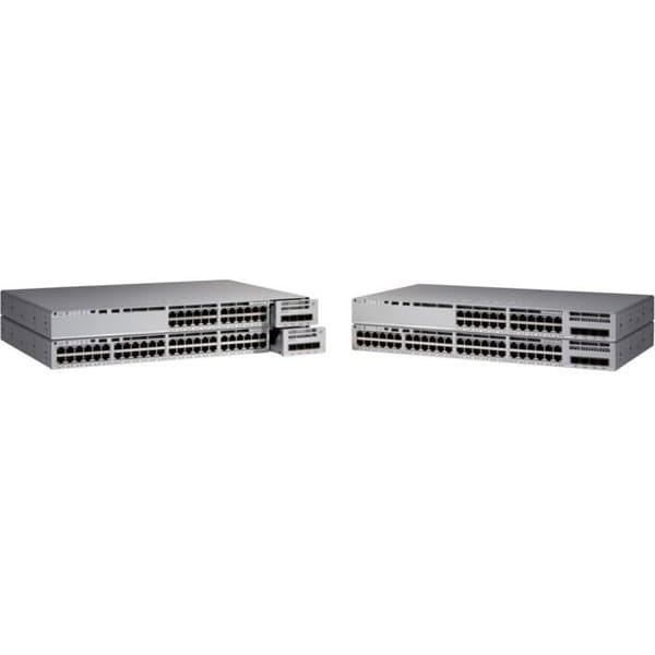 Cisco Catalyst 9200L Managed L3 Gigabit Ethernet Switch (10-100-1000)-anslutning Grå