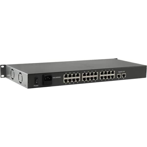 Switch PoE - LEVEL ONE - FGP-2601W150 - 24 portar RJ45 - Icke hanterad - 630W