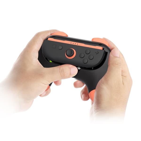 INF Ergonomisk greb til Switch2 - Forbedret komfort og kontrol Rød