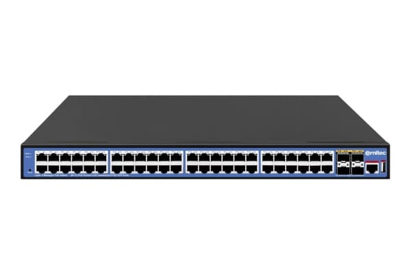 Managed L3 - 48 x Gigabit ports 1 x Console Port 4 x