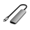 Miniatyrbild 4 av 4: Hub USB-C Slim Multiport 4-i-1 4K Power Delivery 100W Satechi Grå