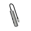 Miniatyrbild 1 av 4: Hub USB-C Slim Multiport 4-i-1 4K Power Delivery 100W Satechi Grå