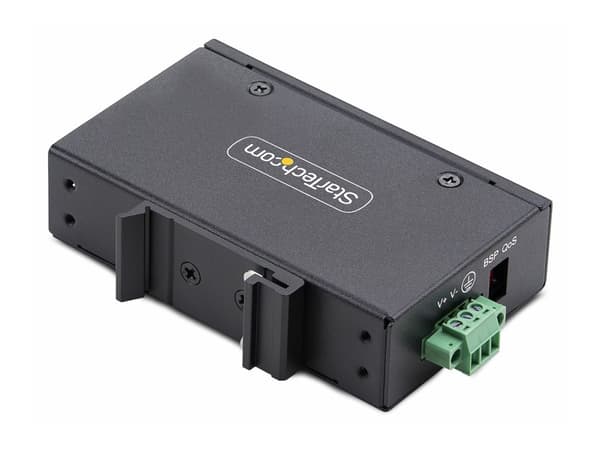 StarTech.com 5-Port Unmanaged Industrial Ethernet Switch - IP30 - TAA - Switch - ohanterad - 5 x 10/100/1000Base-T - DIN-skenmonterbar, väggmonterbar