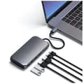 Miniatyrbild 3 av 4: USB-C Hub Power Delivery 85W HDMI 4K för iMac/MacBook/iPad 5 Gbps Satechi Grå