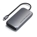 Miniatyrbild 4 av 4: USB-C Hub Power Delivery 85W HDMI 4K för iMac/MacBook/iPad 5 Gbps Satechi Grå
