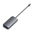 Miniatyrbild 2 av 4: USB-C Hub Power Delivery 85W HDMI 4K för iMac/MacBook/iPad 5 Gbps Satechi Grå