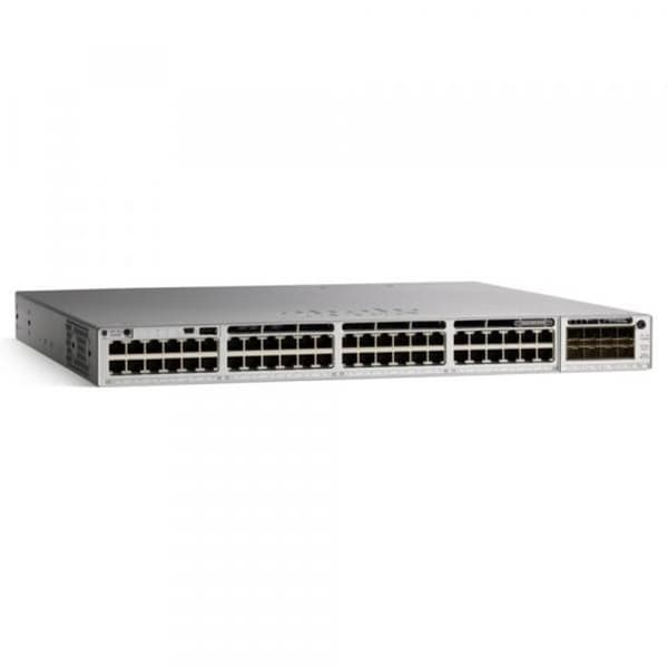 Cisco Catalyst C9300L-48UXG-2Q-E nätverksbrygga Hanterad L2/L3 10G Ethernet (100/1000/10000) Power over Ethernet (PoE) Grå