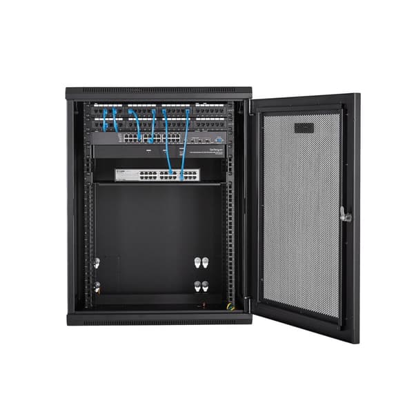 Seinäasennettava laitekaappi Startech RK1520WALHM
