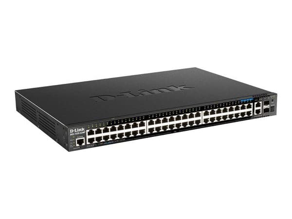 Switch - D-Link - DGS 1520-52MP - L3 - 44 portar 10/100/1000 (PoE+) - 4 portar 2,5G - Rackbar