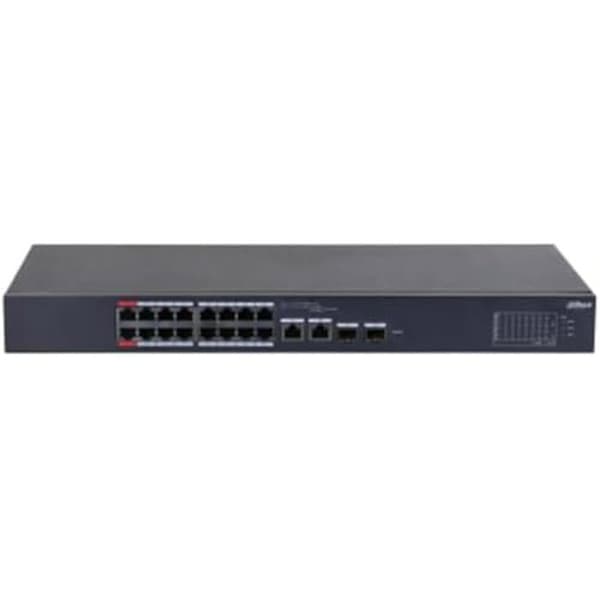 MolnSWITCH DAHUA DH-CS4218-16ET-135 SWITCH med 16 POE-portar 135W