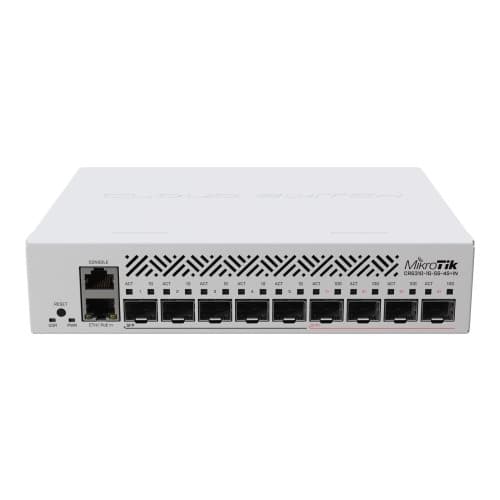 MikroTik CRS310-1G-5S-4S+IN - switch - 10 portar - rackmonterbar