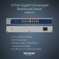 Miniatyrbild 2 av 3: Switch - NETGEAR - GS516-300EUS - 16 portar - Gigabit Ethernet - Energibesparande
