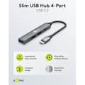Miniatyrbild 2 av 2: USB 3.2-hubb - GOOBAY - Slim-modell - 4 portar - Aluminium - Hög kompatibilitet