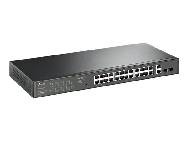 TP-Link TL-SG1428PE, Håndtert, L2, Gigabit Ethernet (10/100/1000), Strøm over Ethernet (PoE), Rack-montering, 1U