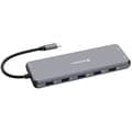 Miniatyrbild 2 av 2: VERBATIM Pro USB-C Multiport Hub - CMH-13 - 13 portar - HDMI, DP, SD, micro SD, Ethernet, USB-A, USB-C - Svart