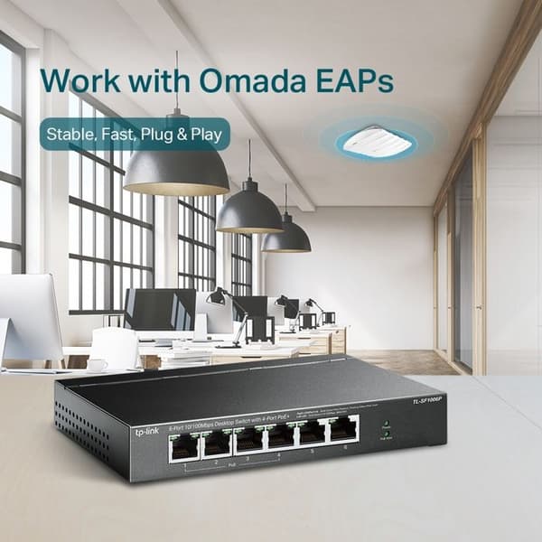 TPLINK Omada 6-Port 10/100Mbps
